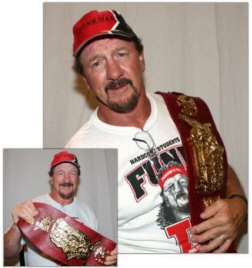 Terry Funk Signed WWE 8x10 Photo PSA/DNA COA Legend Picture w NWA Belt Autograph 