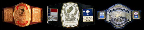 The three versions of the Mid-Atlantic
                  Heavyweight Championship which was recognized from
                  1973-1986.