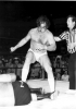 Tim Woods looks rough as he kicks Angelo Mosca