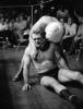 Ric Flair checks on his partner Johnny Valentine