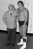 Wahoo McDaniel and an Usher at the Hampton Coliseum