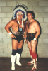 Wahoo McDaniel and TV Champion Tully Blanchard 1984