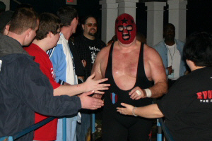 Masked SUperstar Enters the arena